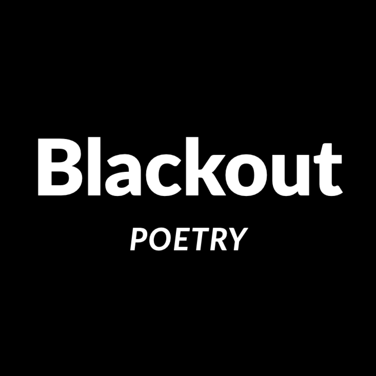 Blackout-Poetry Logo